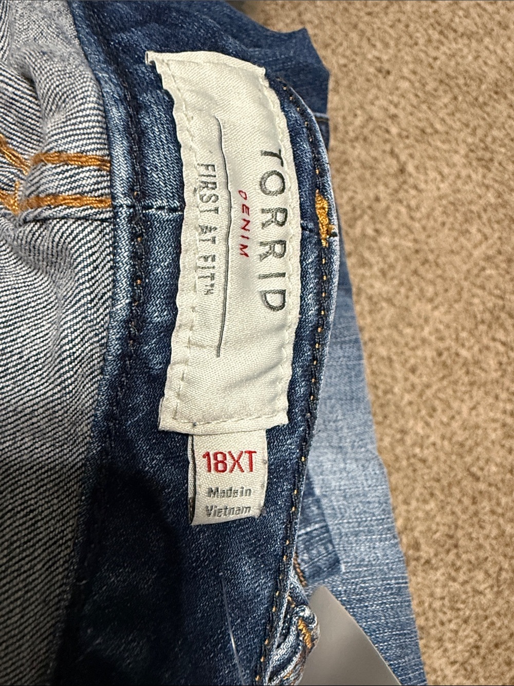 Torrid denim jeans 18XT.